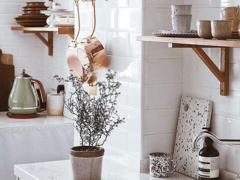 Kitchen vintage interior